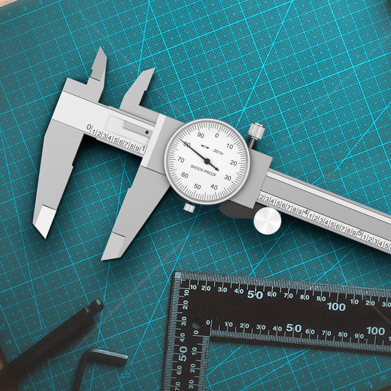 HDLNKAK Dial Caliper Shockproof Dial Caliper Precision Caliper with Watch