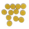 Pure Beeswax Tea Lights - 24 Pack - Handmade Decorative