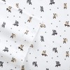 Poppy & Fritz Skateboarding Bulldogs Sheet Set, Twin