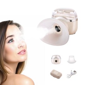 FANA Nebulizador para ojos, compresa tibia portátil, pulverizador para párpados, spa para la piel de los ojos, vaporizador para ojos, humectante para ojos con función de compresas frías y calientes