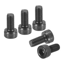 DTGN M4-0.7x8 Socket Head Cap Screws Bolts - 50Pack - Good for Road Bicycle, Mountain Bike, Auto, Motorcycle - Carbon Steel Hex Head Metric Screws, Black