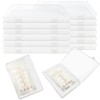 12 Pcs Clear Flat Breast Milk Freezer Storage Organizer Space