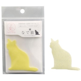 Fine FIN-931 Paper Soap, Pack of 20, Stroke Cat (Honey Lemon Scent)