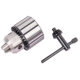 HFS(R) - Portabrocas con llave JT33 de montaje cónico de 3 mordazas para tornos, máquina de perforación de 1/32"-1/2" (1-13mm)