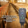 Temperature and Humidity Controller Outlet Plug-in Thermostat Humidistat Reptile Humidity