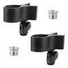 2 Sets Of Black Microphone Holders, Adjustable Microphone Stand, Microphone