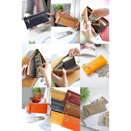 Dakota 0035086 (0034086) Moderno Women's Long Wallet, Genuine Leather - brown -