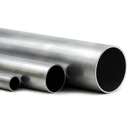 AlMgSi05 Aluminium Round Tube Diameter 25 x 1.5 mm Length 1000 mm / 100 cm Cut to Size