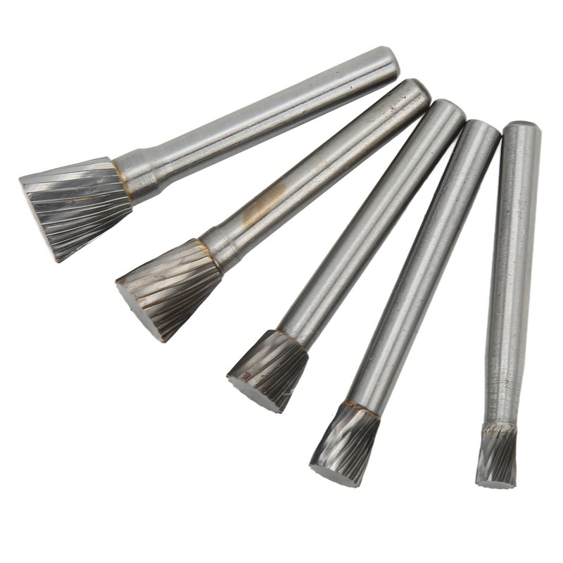 N Type Rotary Burr Set Single Cut 6mm Shank Carbide