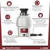 Waste King Garbage Disposal for Kitchen Sink with Power Cord,