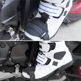 Almohadilla universal de goma para palanca de cambios y botas de zapatos, protector de cambio para motocicleta y bicicleta