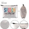 POFULL SLPA Gift Speech Language Pathologist Assistant Cosmetic Bag Speech