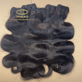 Raw Virgin Filipino Hair Extension Hair Bundles Lot With Closure Virgin Filipino Hair Vendorscolor: body wave, Stretched Length: 14 in