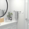 USHOWER Polished Chrome Towel Bar, 18-Inch Towel Racks for Bathroom