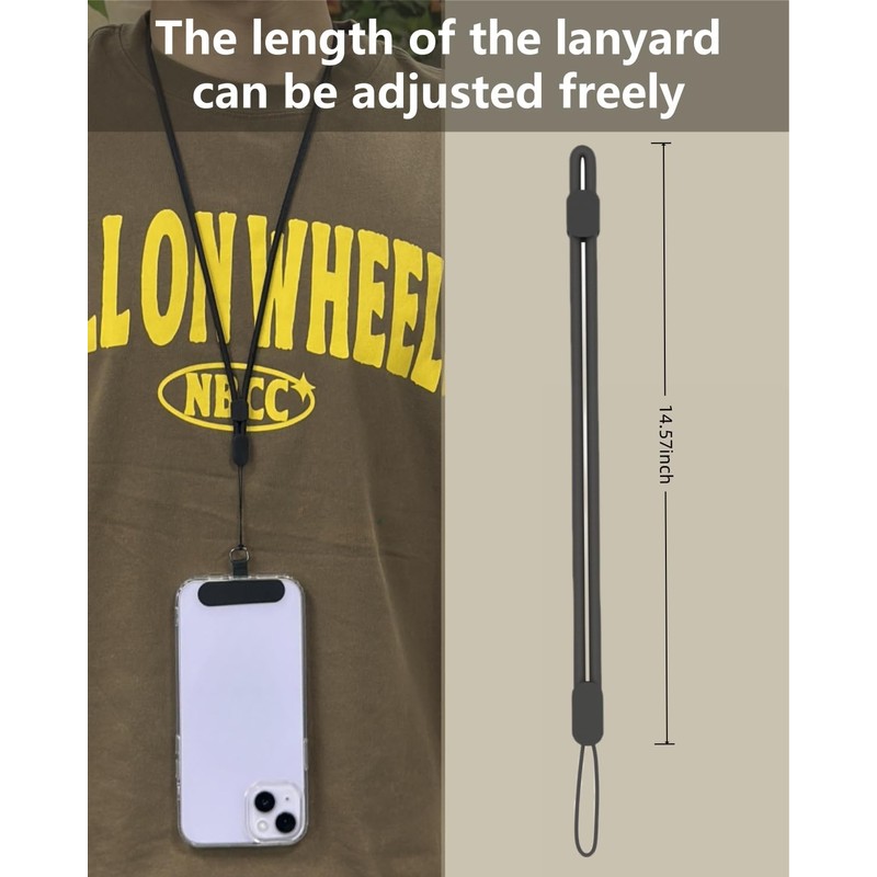 Rikasetu Phone Tether Tab, 10 Pcs CellPhone Lanyard Tether Tab