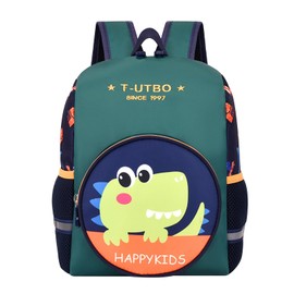 Nivofu Kids Children Dinosaur Backpack with Chest Strap, Toddler Backpack for Nursery, Kindergarten School Bag, Outdoor Rucksack, Kindergarten Nursery Backpack for 2-7 Years Boys Girls