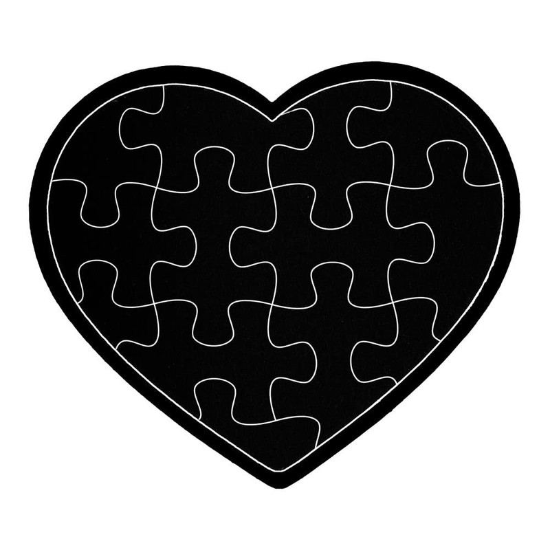 Ideen mit Herz Heart & Puzzle Heart Cutting Dies Set