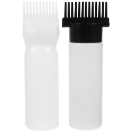 Ipetboom Hair Oil Applicator Bottle Set 120ml Comb End Applicators for Hair Care
