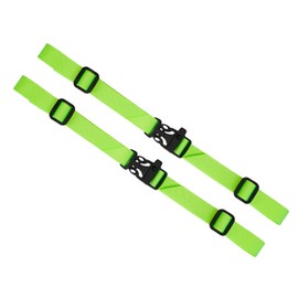 FLYAMAPIRIT Adjustable Chest Strap for Backpack, 2 Pack Backpack Straps with Buckle and Whistle, Nylon Backpack Chest Strap for Hiking and Travel(Fluorescent Green)