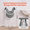 VEVOR Foldable Dog Bathtub Elevated Grey Shower Station for Small