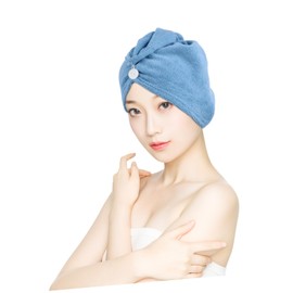 Baluue Hair Dry Wrap Microfiber Towel Wrap Thicken Bathing Turban for Fast Drying