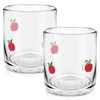 SiliFine Icon Juice Glasses, 14oz Stemless Wine Drinking Juice Glass