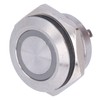5Pcs Momentary Push Button Switch Metal Auto Reset Ultra Thin