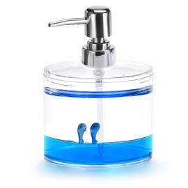 Locco Decor 4 Piece Acrylic Liquid 3D Floating Motion Bathroom Vanity Accessory Set Dolphin