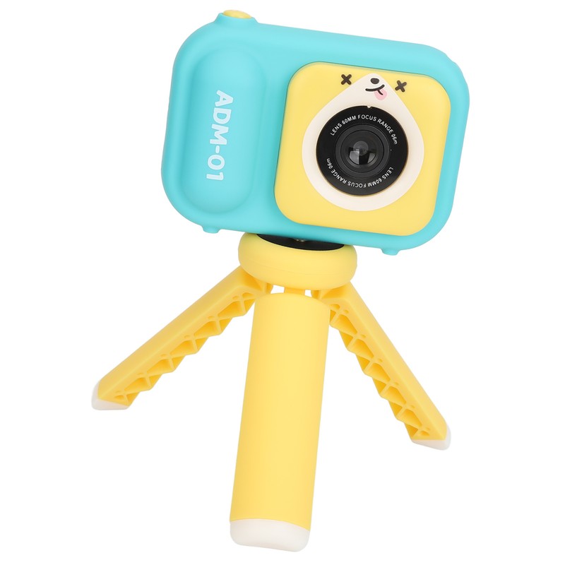 Kids Camera Blue 48MP Dual Lens 2.4inch IPS Screen 600mAh