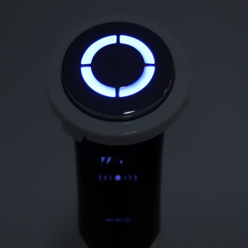 USB Muti Function Facial Massager Red Blue Led Heating Vibration