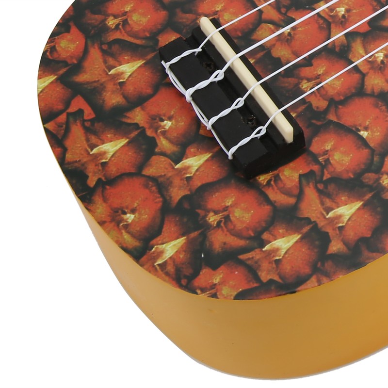 21in Ukulele with Carry Bag Tropical Fruit Pattern for Beginners