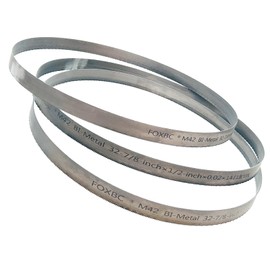 FOXBC 32-7/8-Inch Portable Band Saw Blade 14/18 TPI, 32-7/8 Inch X 1/2" X .020", 3-Pack, Replacement for DeWalt DW3986C Bandsaw Blade