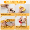 16.4FT x 1.02'' Gold Crown Molding Trim Peel and Stick