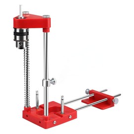 SYGELER Adjustable Drill Guide Jig for Woodworking - Alloy Steel Drilling Kit Precision Hole Locator for DIY Projects, Cabinetry, and Furniture Making