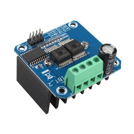 Jopto BTS7960 43A High Power Vehicle Driver Module Current Limiting, Motor Drive Module Board Module, Double BTS7960 High Current H Bridge Driver 43A for Smart Car