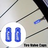 X AUTOHAUX 6pcs Tire Valve Caps Dust Covers for Bicycle
