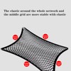 WUERKIYA Car Boot Luggage Net, 70 x 70 cm, Nylon,