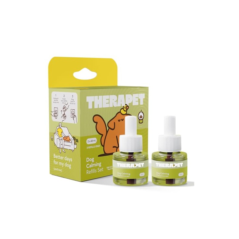 TherapetMD Dog Calming Diffuser Refill Kit (2-Pack, 60-Day Supply) Dog