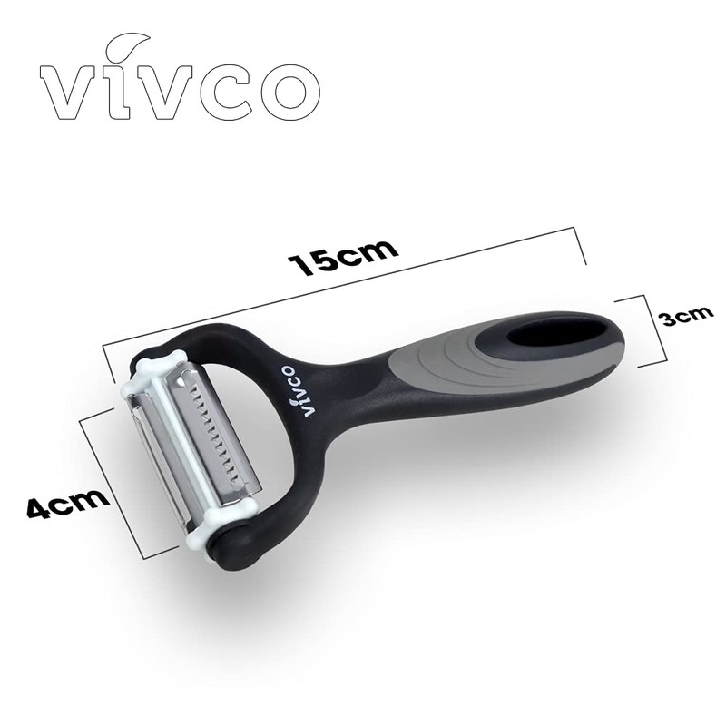 Vivco Kitchen 3 in 1 Y Multifunction Peeler - White