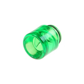 Armerah Anti Spit Back 810 Drip Tip eCig Mouthpiece Short/Wide Plastic/Opaque 5 Pack Green