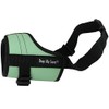 Adjustable Dog Muzzle 6 Sizes Green (XXS: 4.5"-6.5" Snout Circumf.)