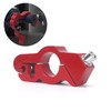 Red Motorcycle Handlebar Lock,Brake Lever Lock, Aluminum Alloy Motorcycle Grip