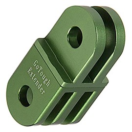 Fotodiox GoTough Extender Green Metal Straight 20mm Extension with Pivot Arm for GoPro HD Hero2, Hero3, Hero3+ and Hero4 Cameras and All GoPro Adapter Mounts