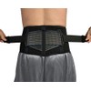 Pro-Tec Athletics Premium Back Support with Crossband Technology, Black, S/M