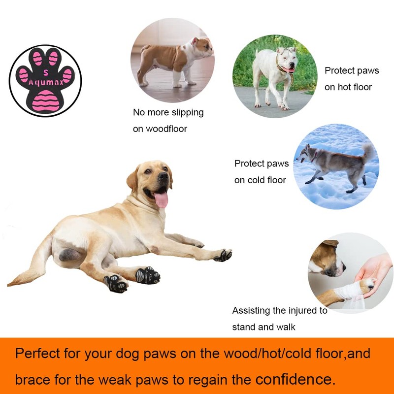 Anti-Slip Pads Instant Traction for Senior Dogs on Hardwood Floors