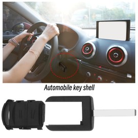 OTOTEC 2PCS 2-Button Remote Key Shell Compatible with Corsa C Meriva A Tigra B Combo C Replacement Key Fob Case Cover Housing with HU100 Key Blade