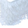 rismart Tulle Table Skirt Curly Willow Tutu Table Cover for
