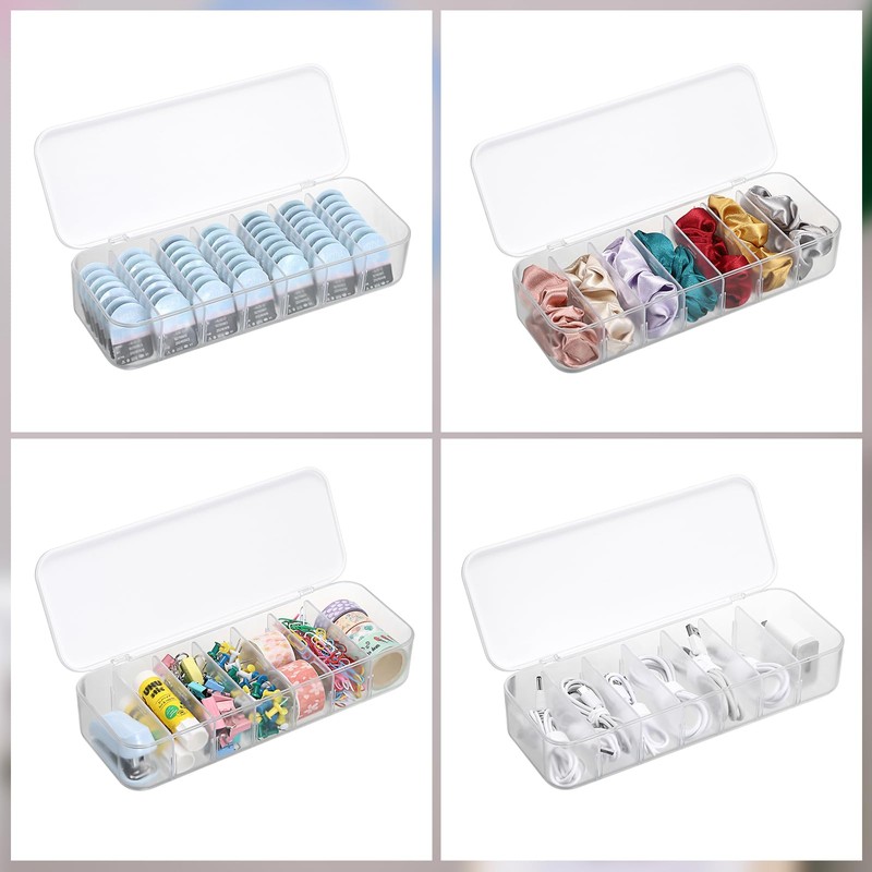 SUMTree Contact Lens Storage Organiser Cosmetic Storage Box with Lid