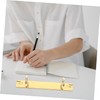 Operitacx Binder Spine Insert Portable Folder O Shaped Metal Binder