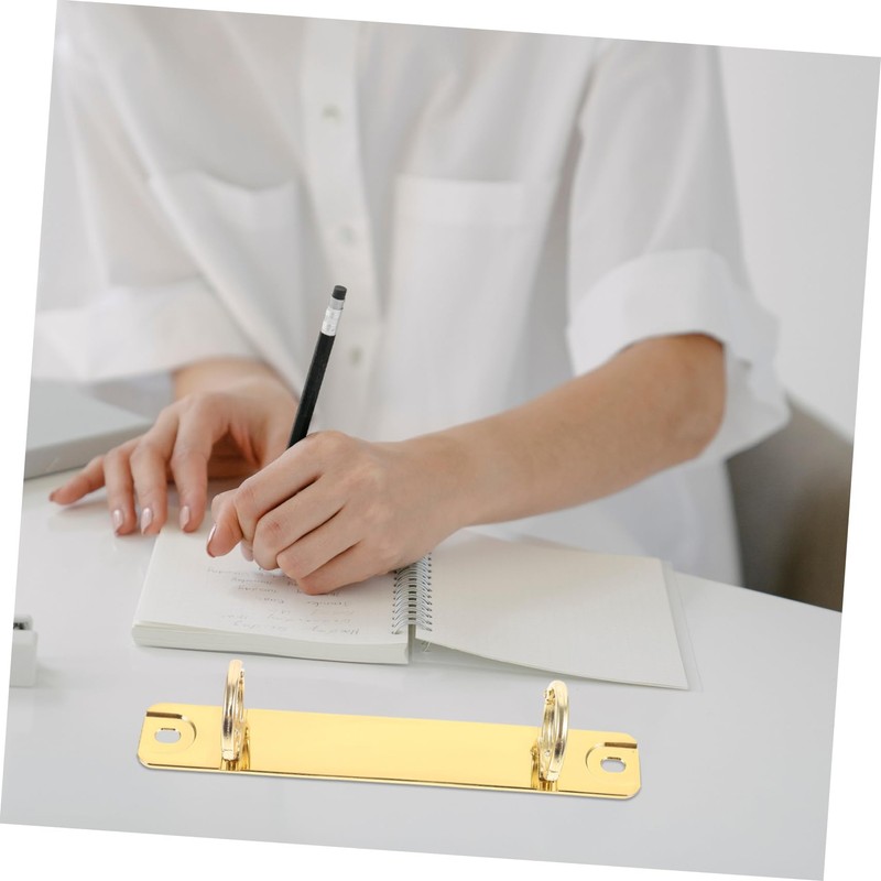 Operitacx Binder Spine Insert Portable Folder O Shaped Metal Binder